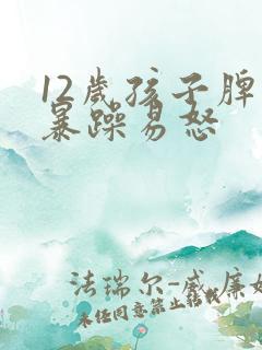 12岁孩子脾气暴躁易怒