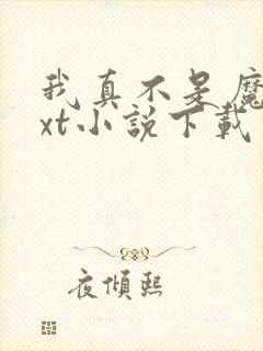 我真不是魔神txt小说下载