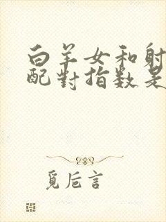 白羊女和射手男配对指数是多少