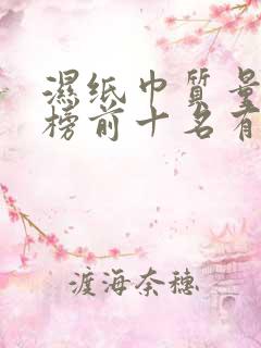 湿纸巾质量排行榜前十名有哪些