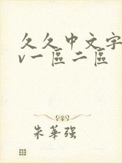 久久中文字幕av一区二区