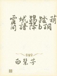 雪域踢踏葫芦丝简谱降b调