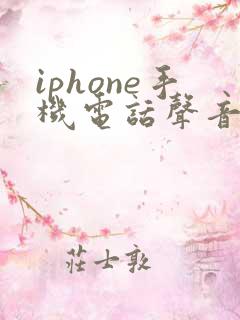 iphone手机电话声音很小