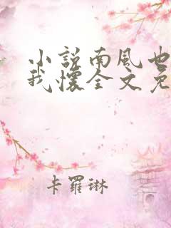 小说南风也曾入我怀全文免费阅读
