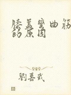 膝盖弯曲筋疼痛的原因