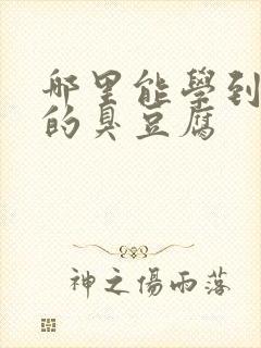 哪里能学到正宗的臭豆腐