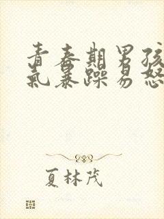 青春期男孩子脾气暴躁易怒