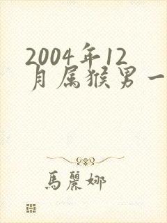 2004年12月属猴男一生命运