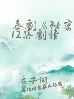 泰剧《秘密爱》12集剧情