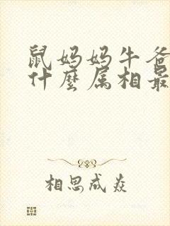 鼠妈妈牛爸爸生什么属相最好