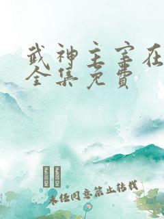 武神主宰在线看全集免费