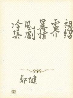 冷风暴电视剧分集剧情介绍