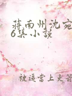 蒋南州沈宛月16集小说