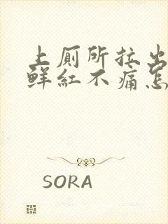 上厕所拉出血,鲜红不痛怎么办