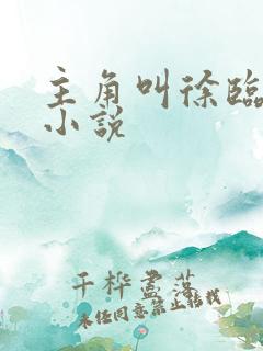 主角叫徐临渊的小说