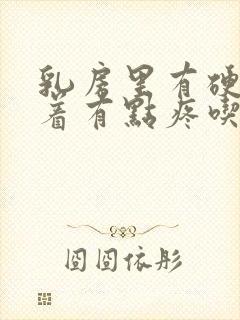 乳房里有硬块捏着有点疼吃什么药