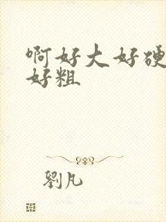 啊好大好硬好爽好粗