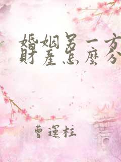 婚姻另一方出轨财产怎么分