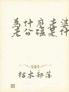 为什么老婆不让老公碰是什么原因