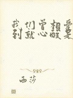 我们曾相爱 想到就心酸是什么歌