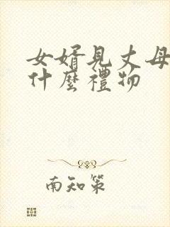 女婿见丈母娘带什么礼物