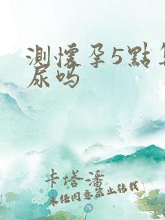 测怀孕5点算晨尿吗