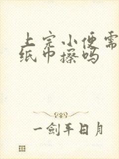 上完小便需要用纸巾擦吗