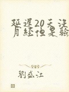 延迟20天没来月经但是验孕棒显示没怀孕