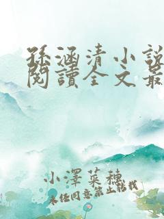 孙涵清小说免费阅读全文最新章节