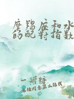 摩羯座和水瓶座的配对指数是多少