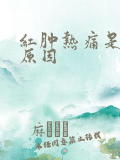 红肿热痛是什么原因