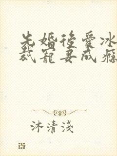 先婚后爱冰山总裁宠妻成瘾