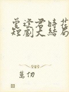 曾逢君时花照眼短剧大结局