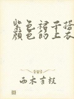 紫色裙子搭什么颜色的上衣好看