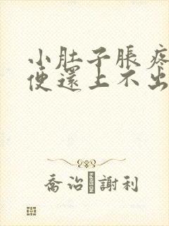 小肚子胀疼想大便还上不出来