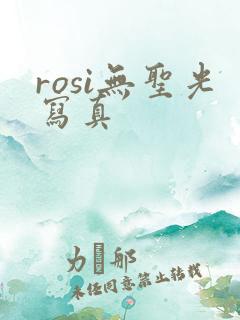rosi无圣光写真