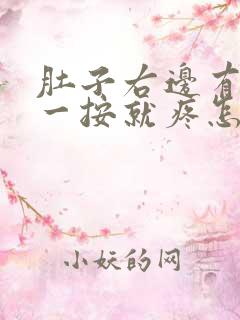 肚子右边有硬块一按就疼怎么回事