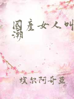 国产女人叫床高潮