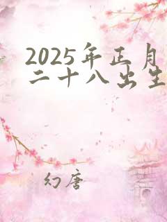2025年正月二十八出生的男孩命运