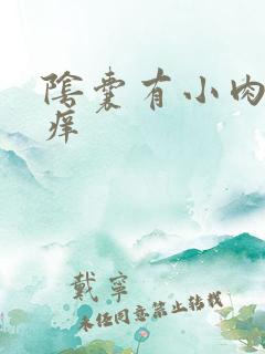 阴囊有小肉粒可痒