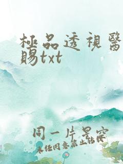 极品透视医圣恩赐txt