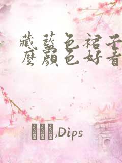 藏蓝色裙子配什么颜色好看