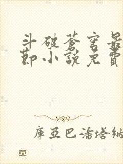 斗破苍穹最新章节小说免费阅读