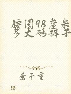 腰围98厘米是多大码裤子