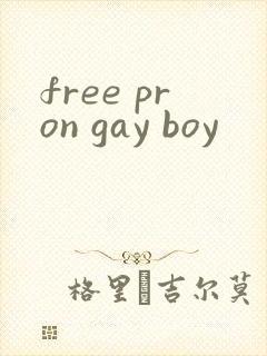 free pron gay boy