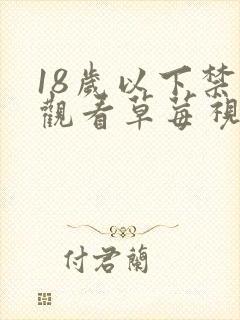 18岁以下禁止观看草莓视频