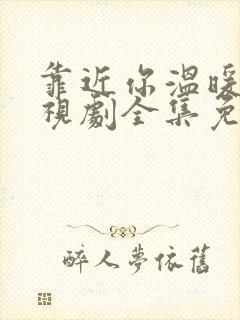 靠近你温暖我电视剧全集免费观看