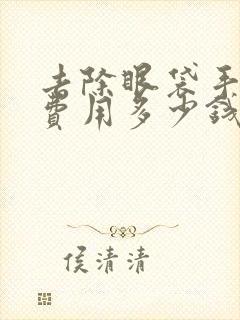 去除眼袋手术的费用多少钱