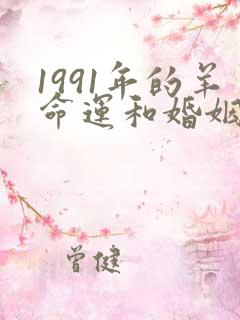 1991年的羊命运和婚姻怎样