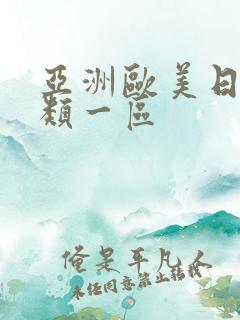 亚洲欧美日韩另类一区